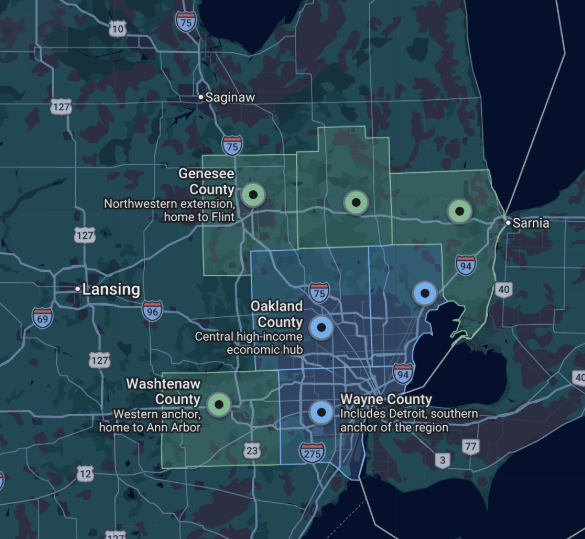 VWSPC Service Areas Map
